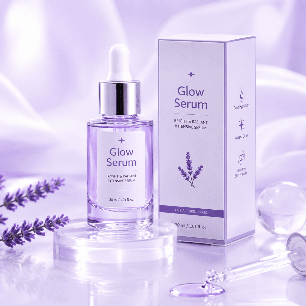 เซตกล่องเซรั่ม Glow Serum พร้อมส่ง